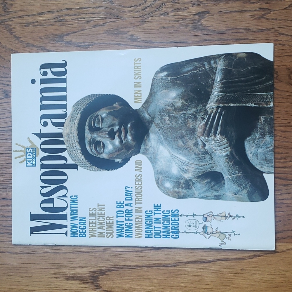 Vintage 90s Kids Discover Magazine Mesopotamia Volume 9 Issue 11